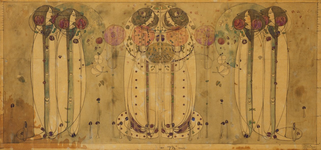The Wassail, 1900 av Charles Rennie Mackintosh