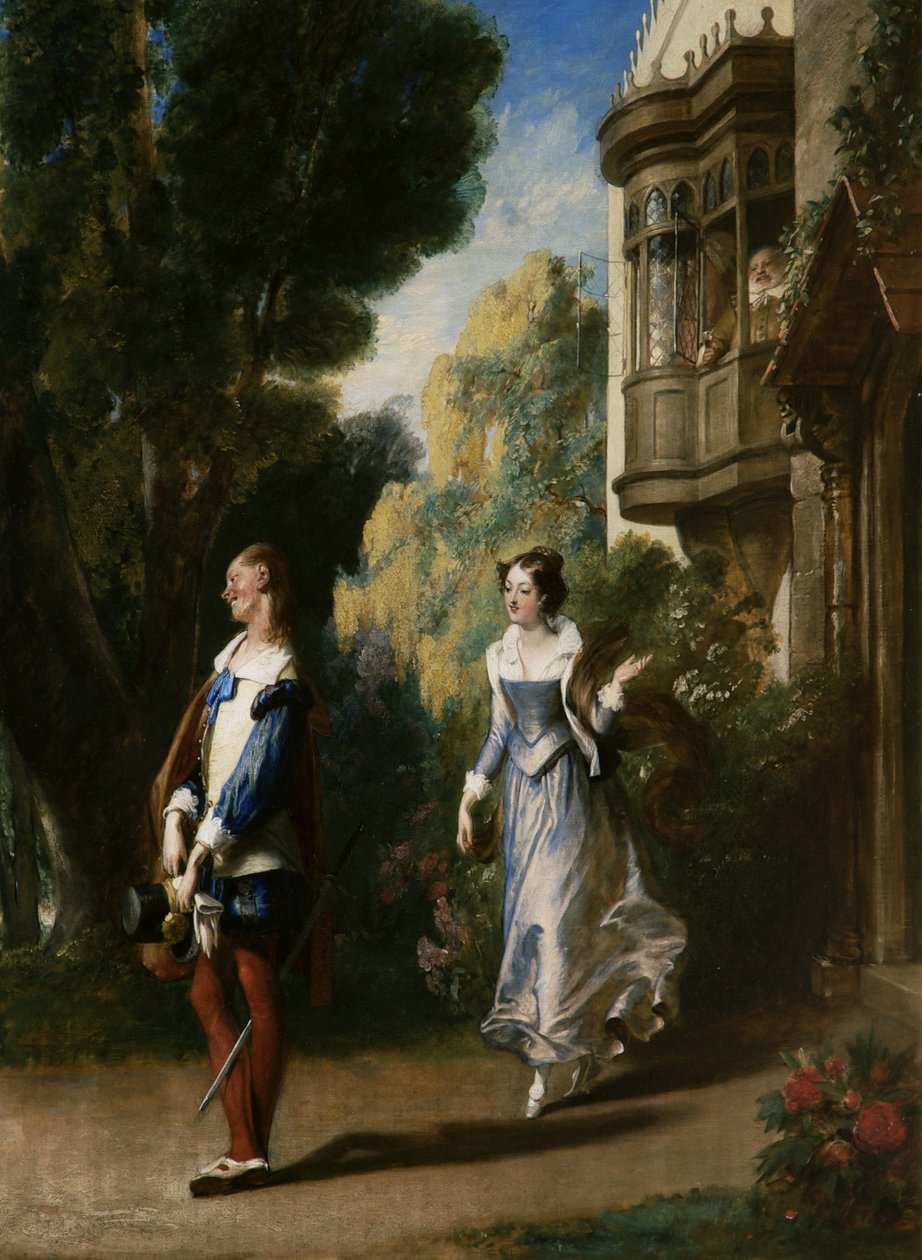 De glada fruarna i Windsor av Charles Robert Leslie