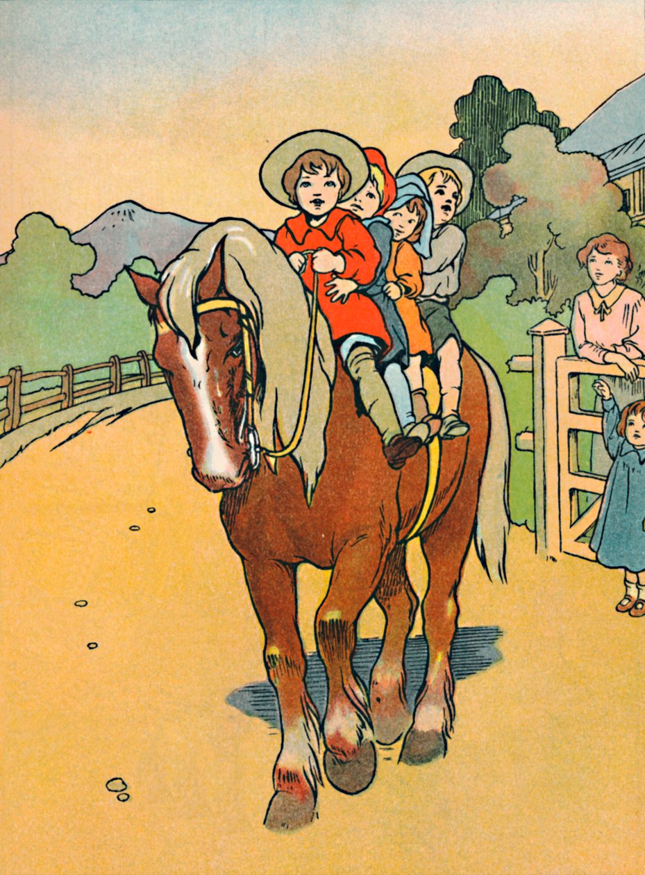 Går i skolan i Nya Zeeland, 1912 av Charles Robinson