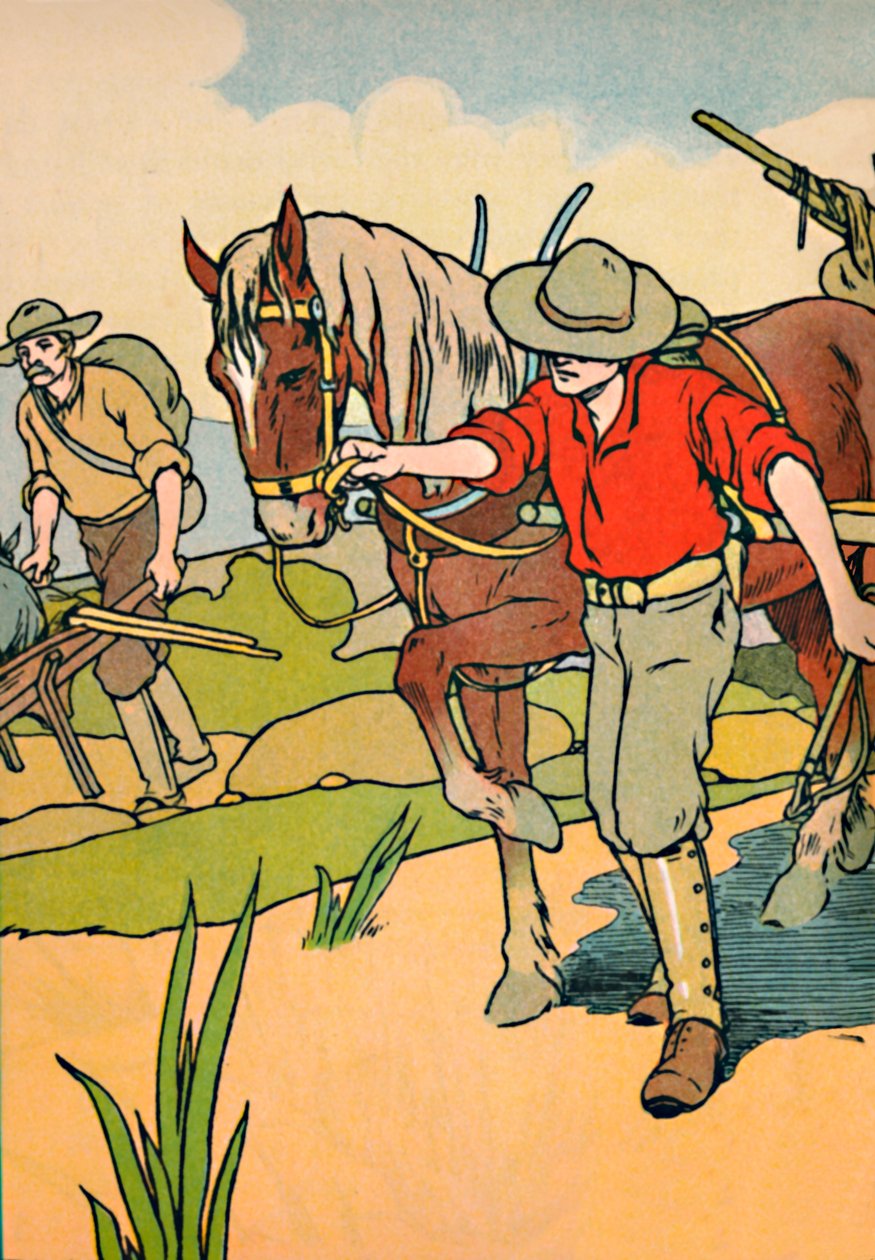 Iväg till guldfälten, 1912 av Charles Robinson