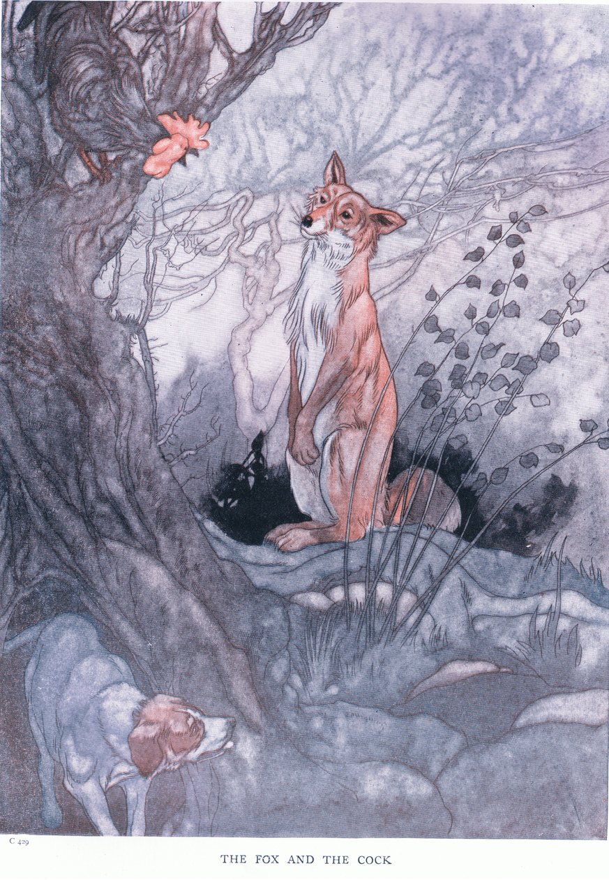 Räven och hanen, 1930-talet av Charles Robinson