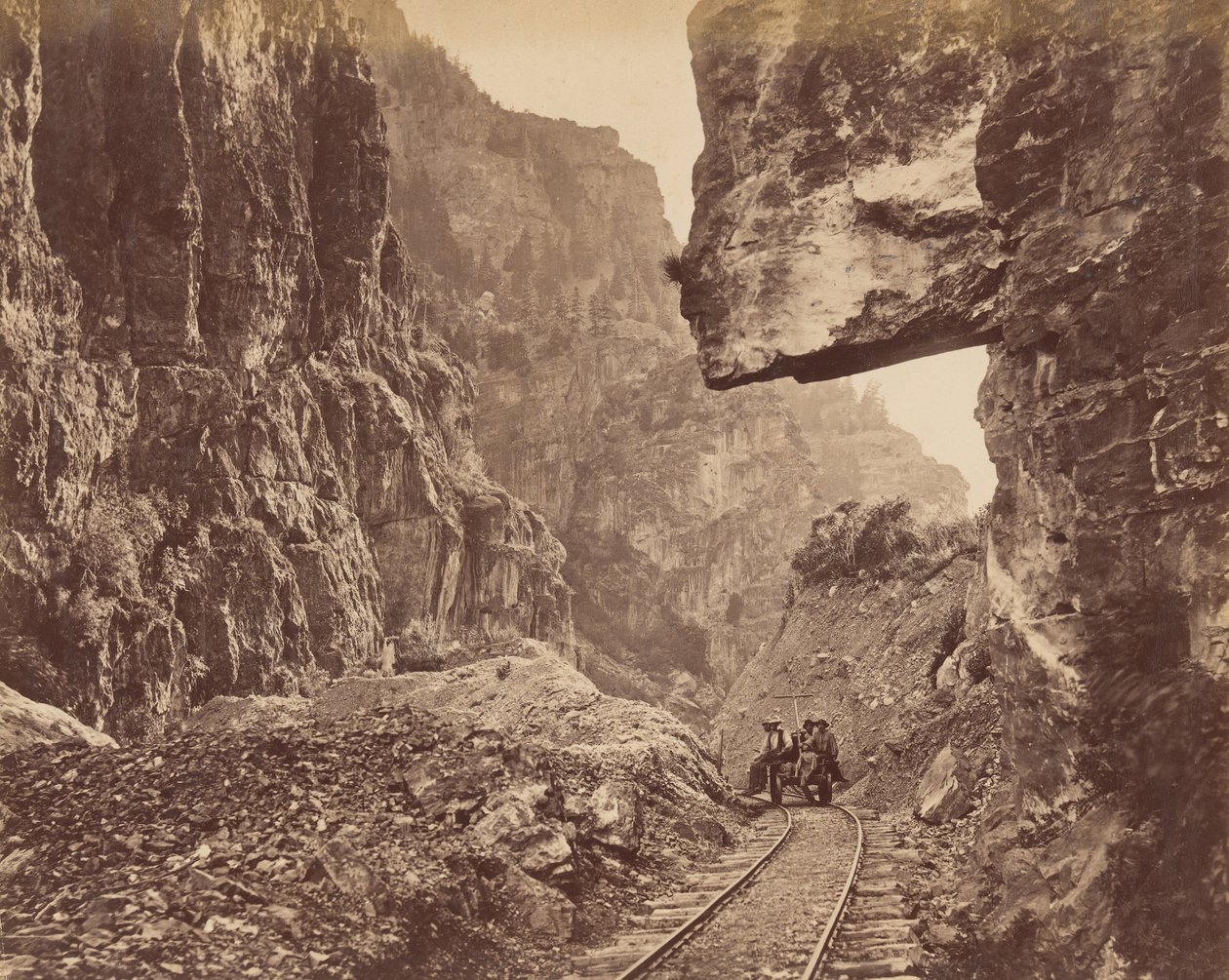 American Fork Canyon, ca. 1875. av Charles Roscoe Savage