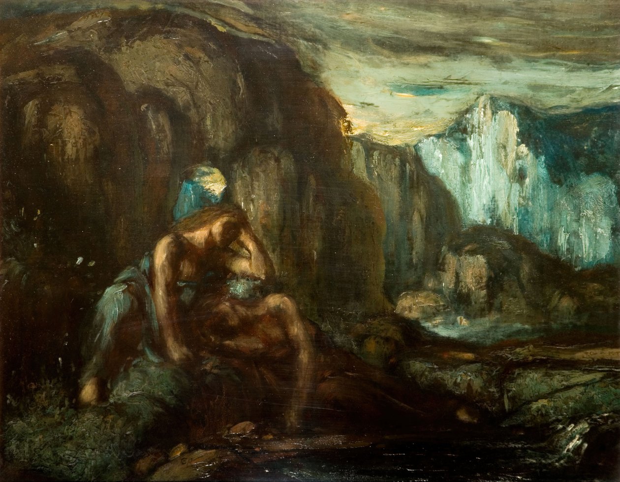 Tobias och ängeln, 1905. av Charles S Ricketts