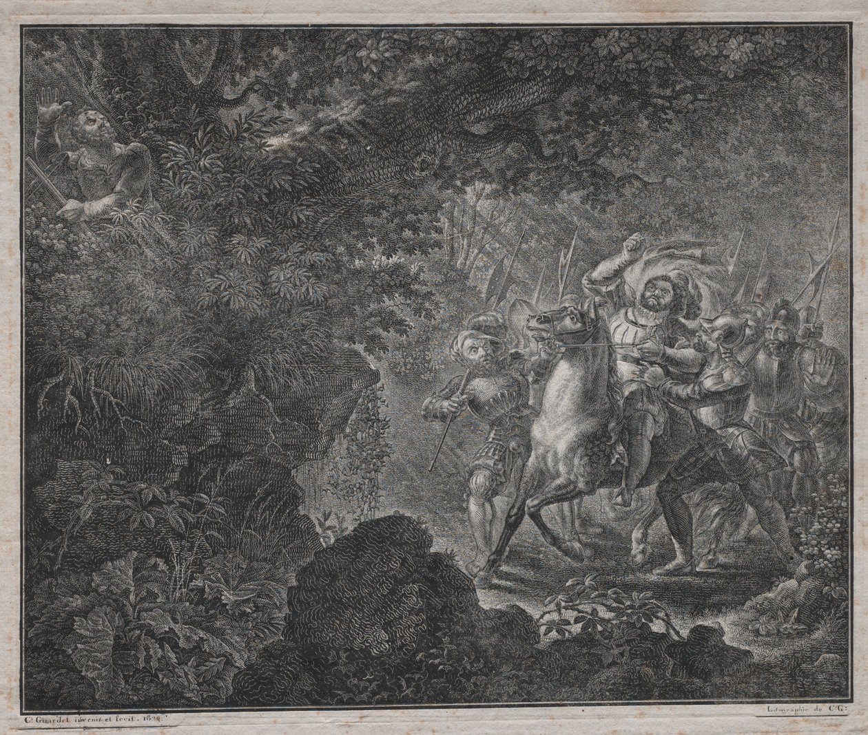 William Tell vid Kuessnacht, 1820. av Charles Samuel Girardet