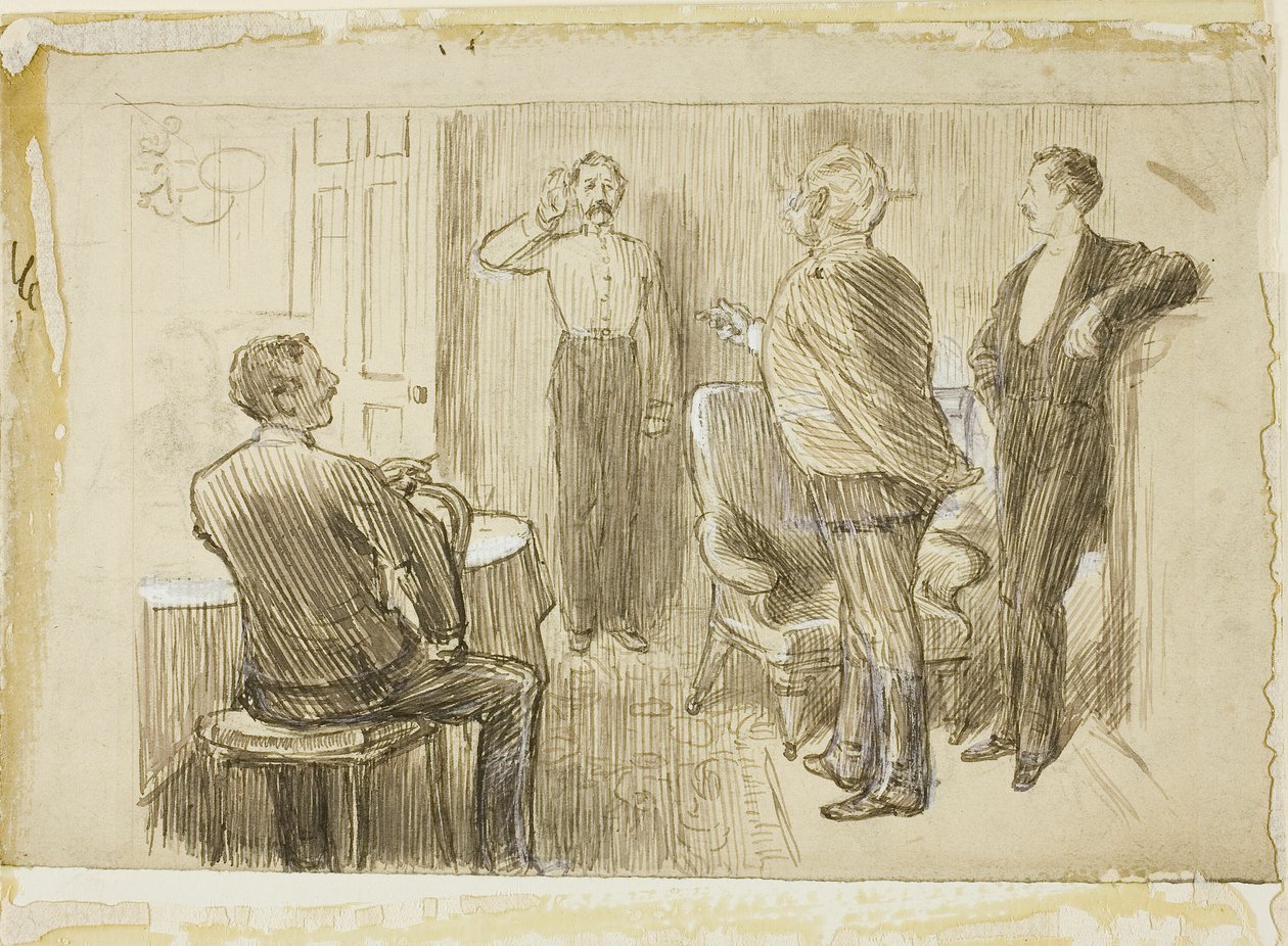 Officer och ordningsman av Charles Samuel Keene