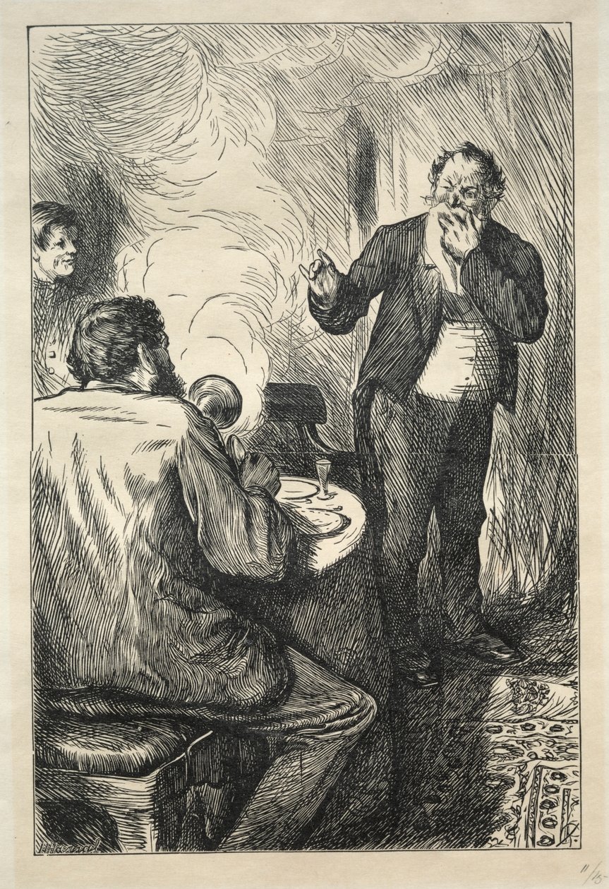 Rökning strängt förbjuden. av Charles Samuel Keene