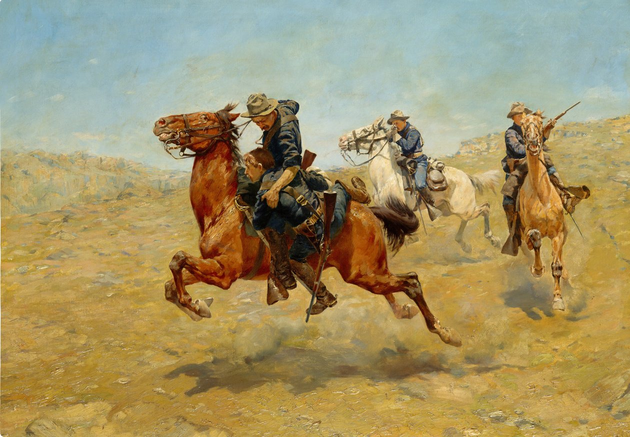 My Bunkie, färdig 1899. av Charles Schreyvogel