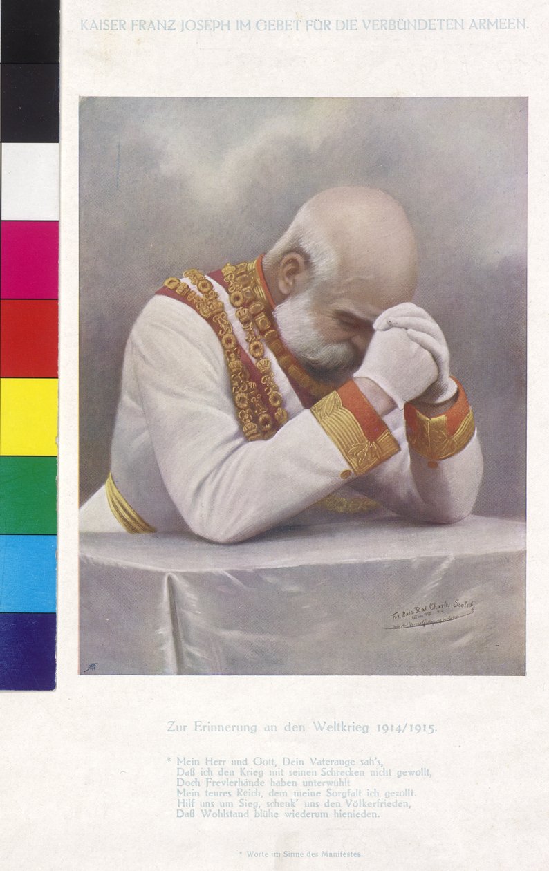 Kejsare av Österrike Franz Joseph I av Charles Scolik