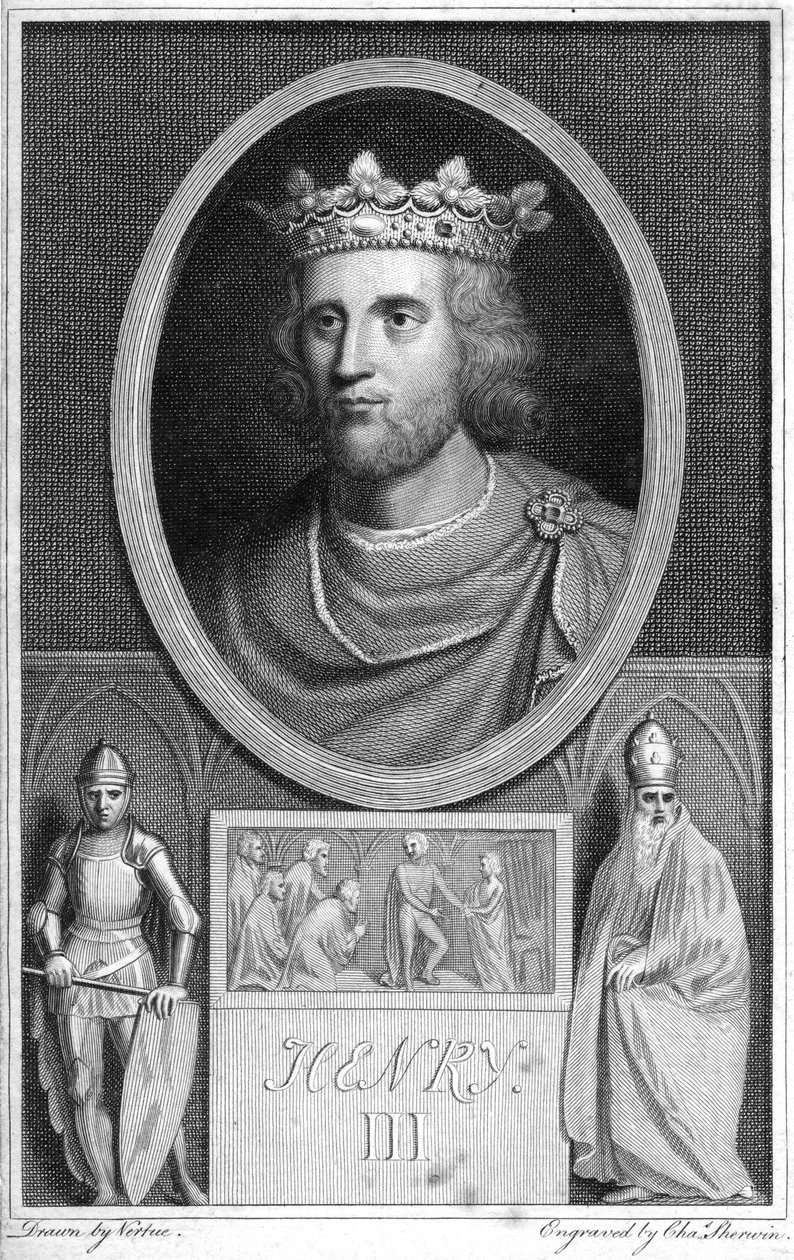 Henrik III av England, 1700-talet. av Charles Sherwin