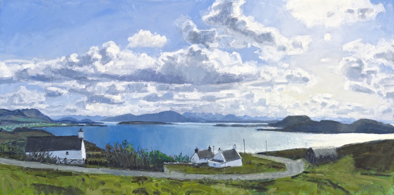 Badentarbat Bay, 2011 (olja på duk) av Charles Simpson