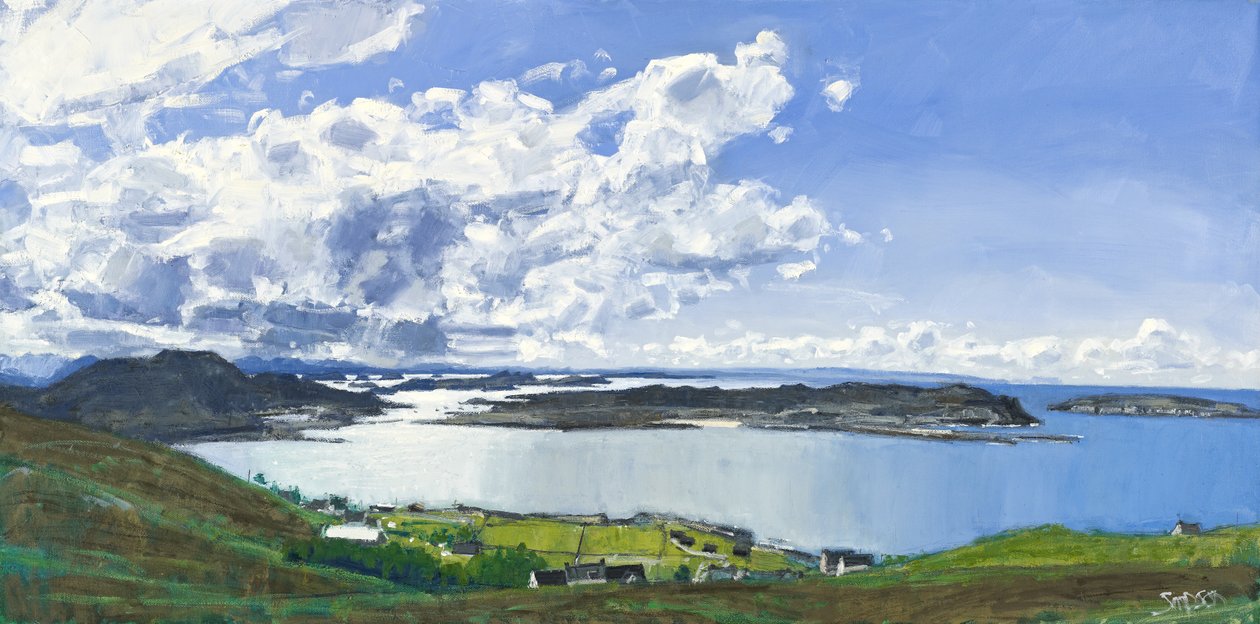Beyond Altandhu, 2011 (olja på duk) av Charles Simpson