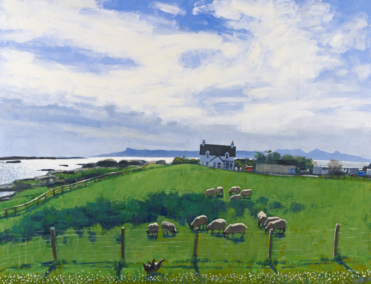 Bunacaimbe, 2012 (olja på duk) av Charles Simpson