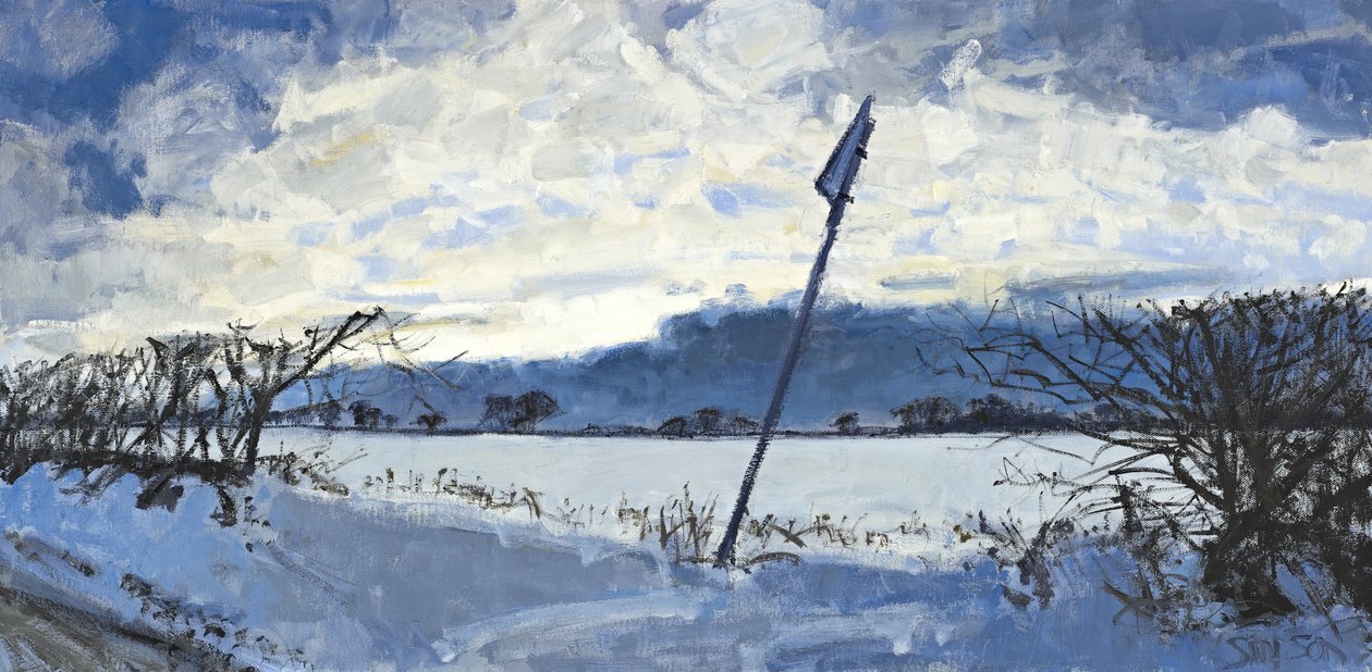 December Afternoon, 2011 (olja på duk) av Charles Simpson