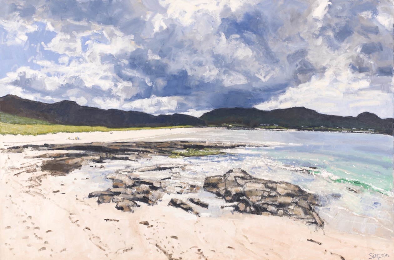 Sanna Shore, 2017 (olja på duk) av Charles Simpson