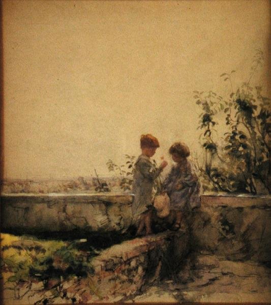 Upphöjelse av en blomma av Charles Sims