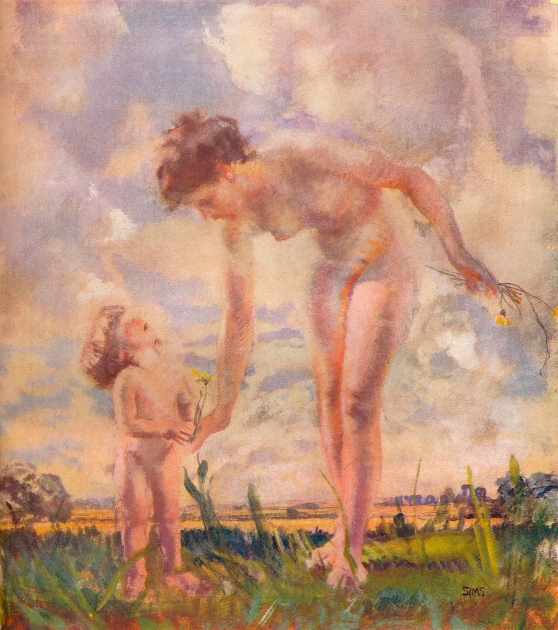 Storasystern, 1900-talet av Charles Sims