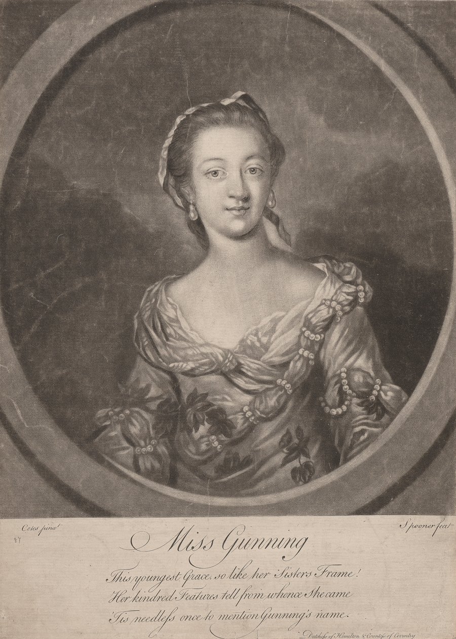 Fröken Catharine Gunning av Charles Spooner