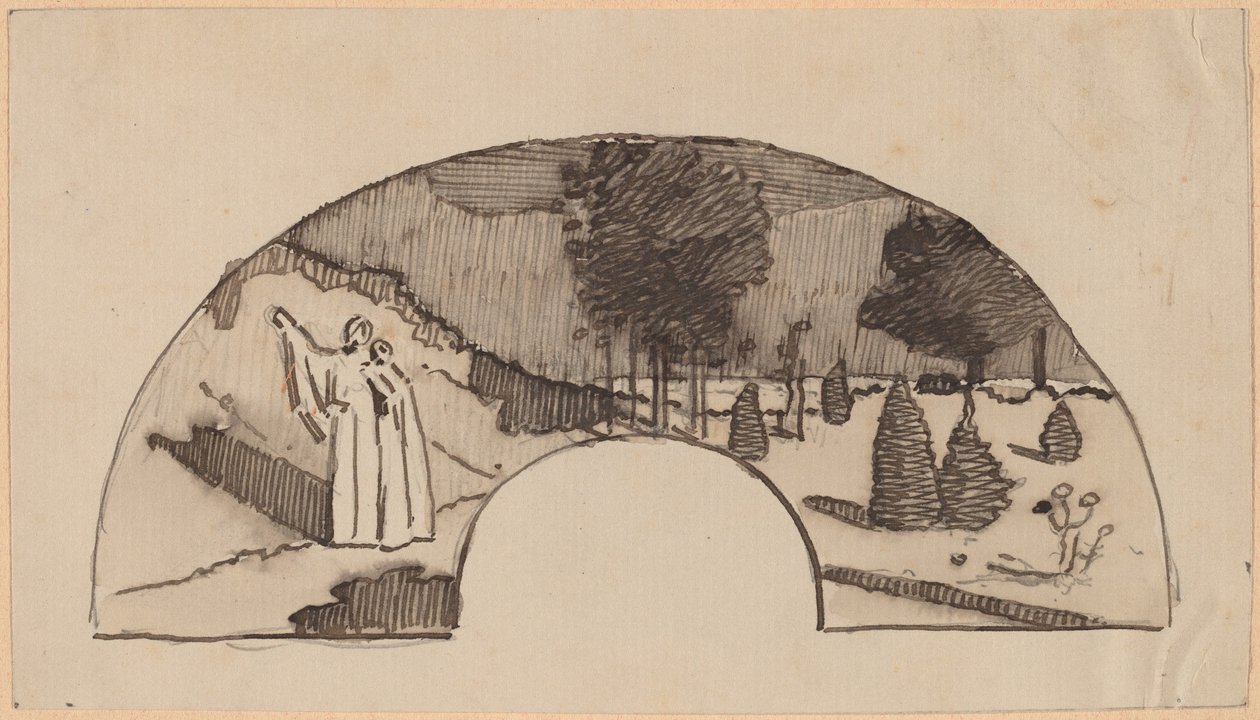 Studera för en valvgång av Charles Sprague Pearce