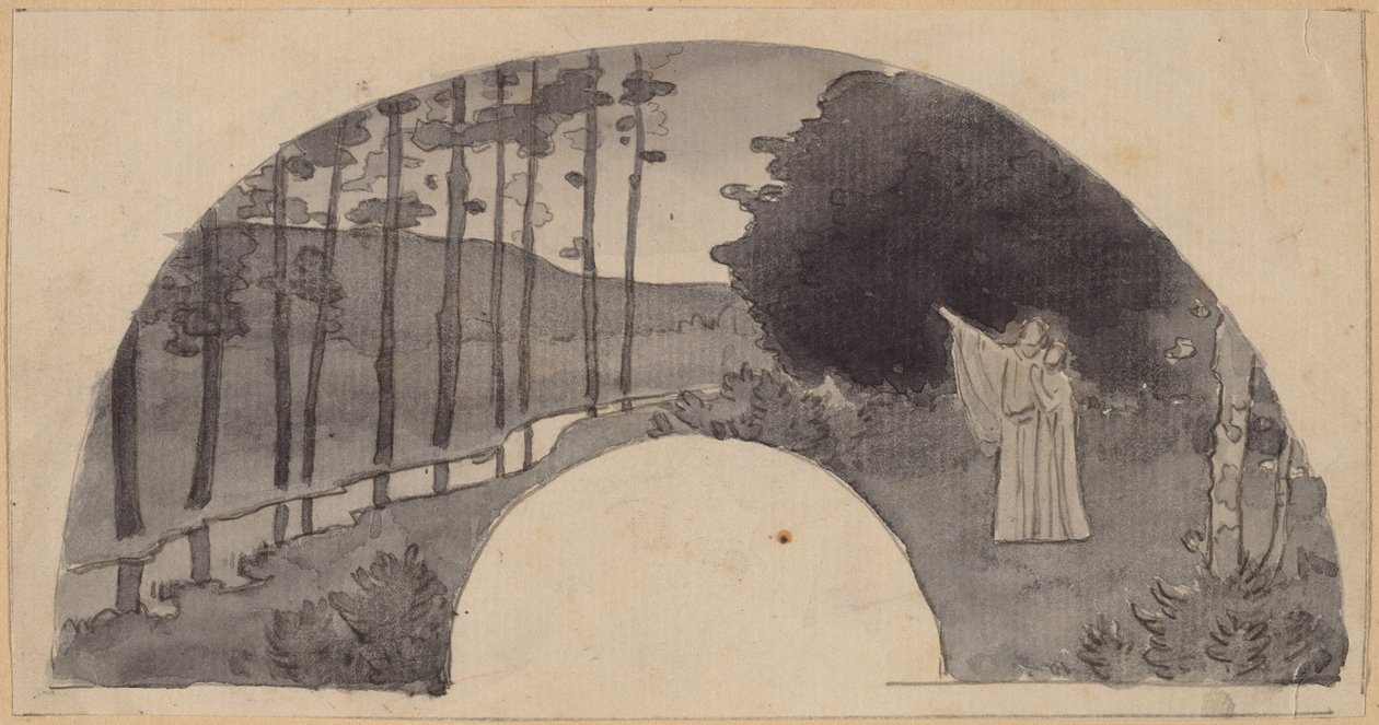 Studera för en valvgång av Charles Sprague Pearce