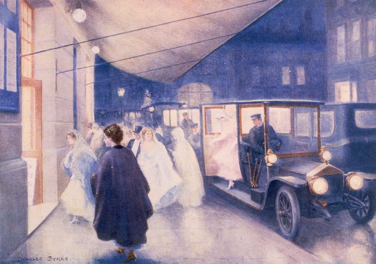Affisch som annonserar Rolls-Royce-bilar, c1907 av Charles Sykes