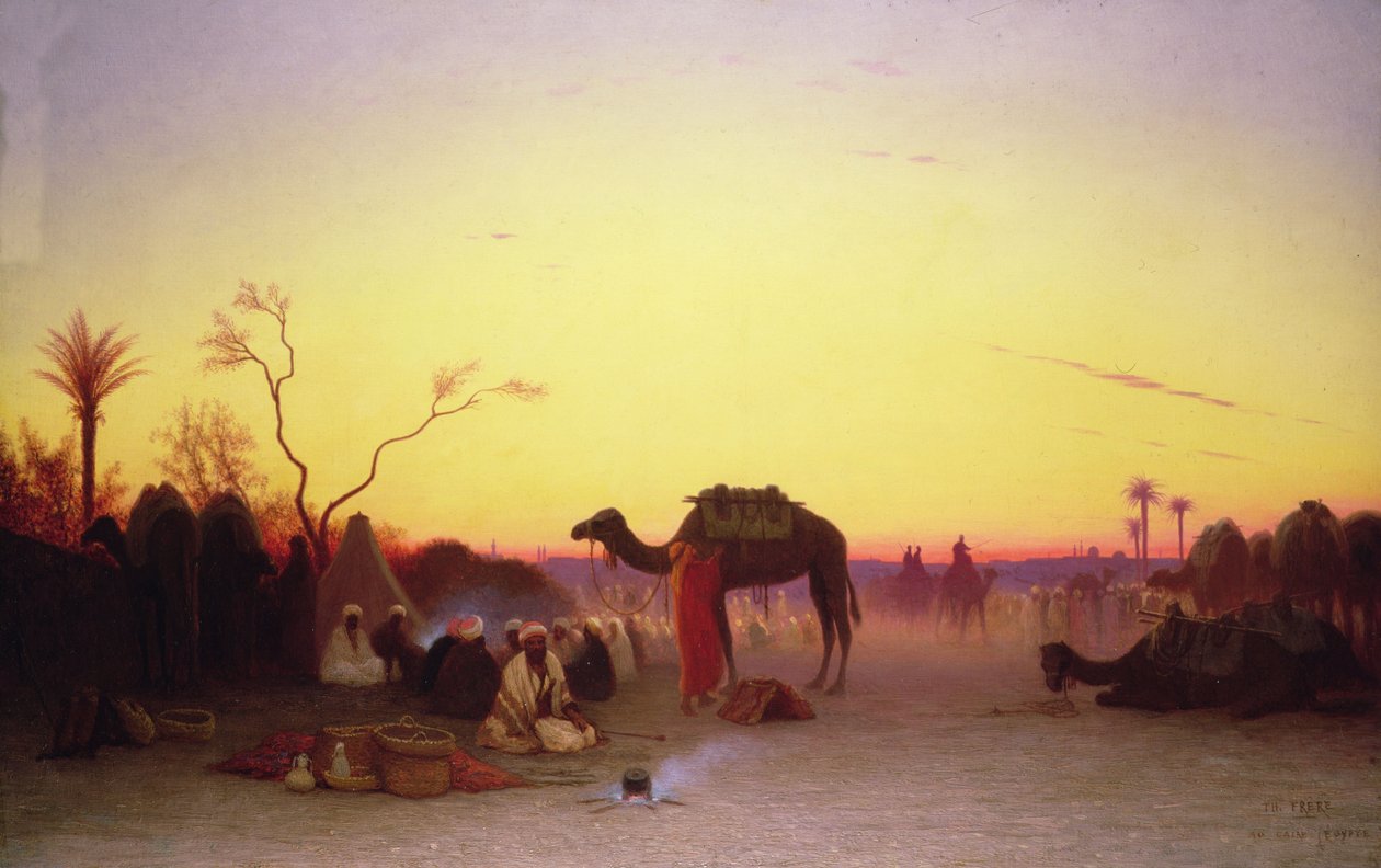 Kairo, Egypten av Charles Theodore  Frere