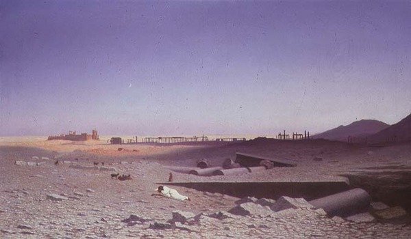 Ruinerna i Palmyra av Charles Theodore  Frere