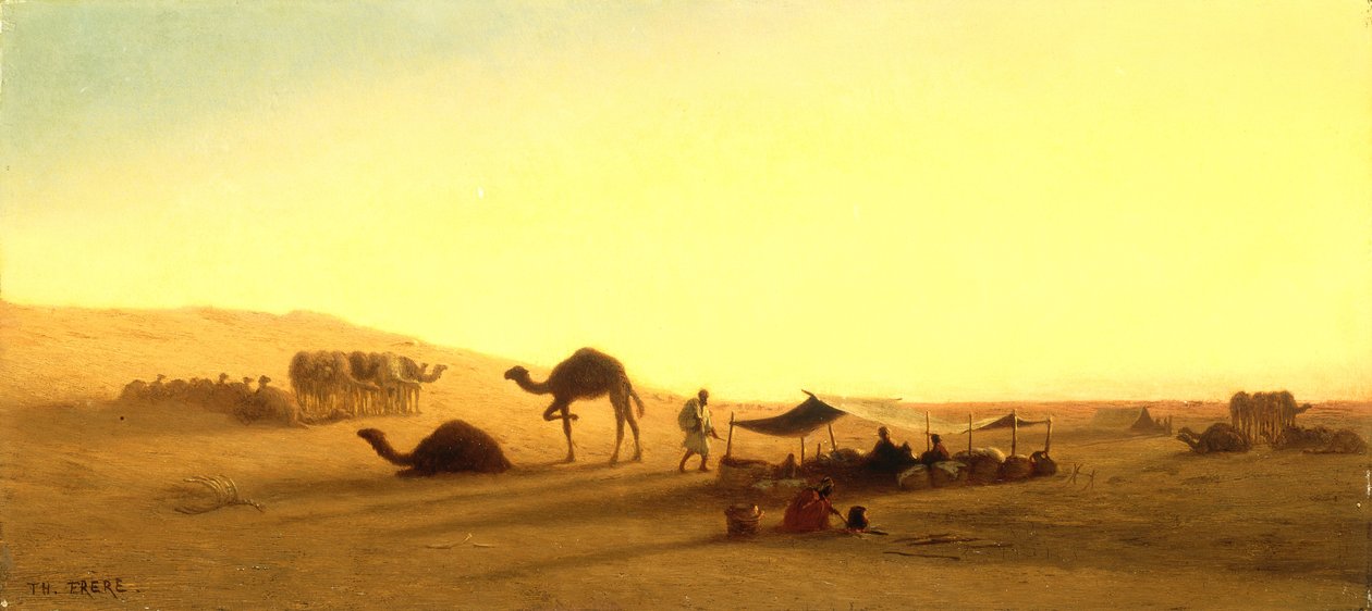Ett arabiskt läger av Charles Theodore Frere
