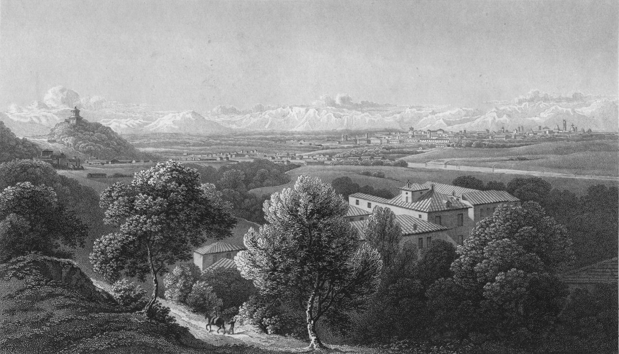 Turin, 1818 av Charles Theodosius Heath