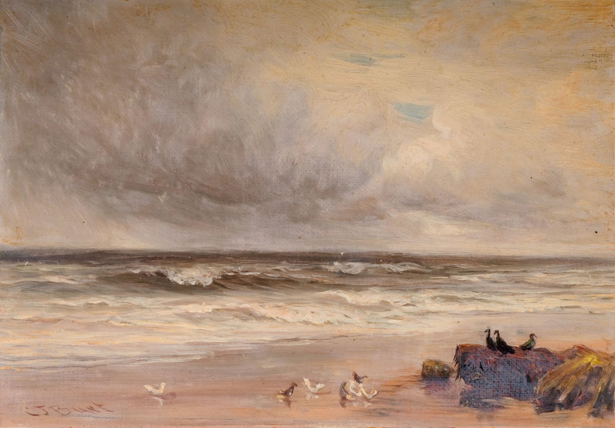Havskusten, 1887. av Charles Thomas Burt