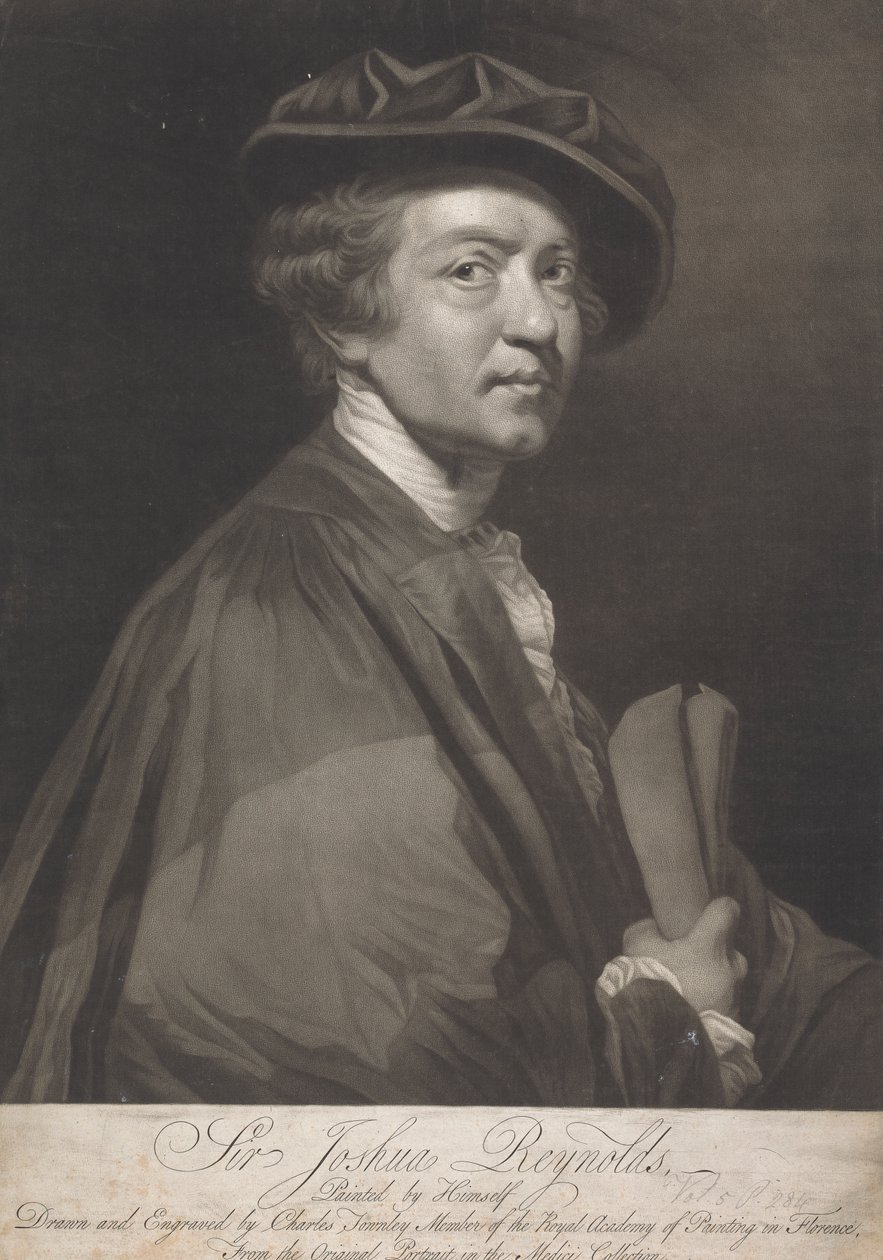 Sir Joshua Reynolds av Charles Townley
