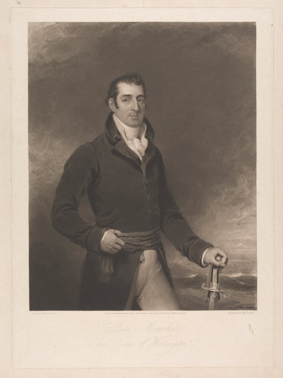Fältmarskalk, hertigen av Wellington av Charles Turner
