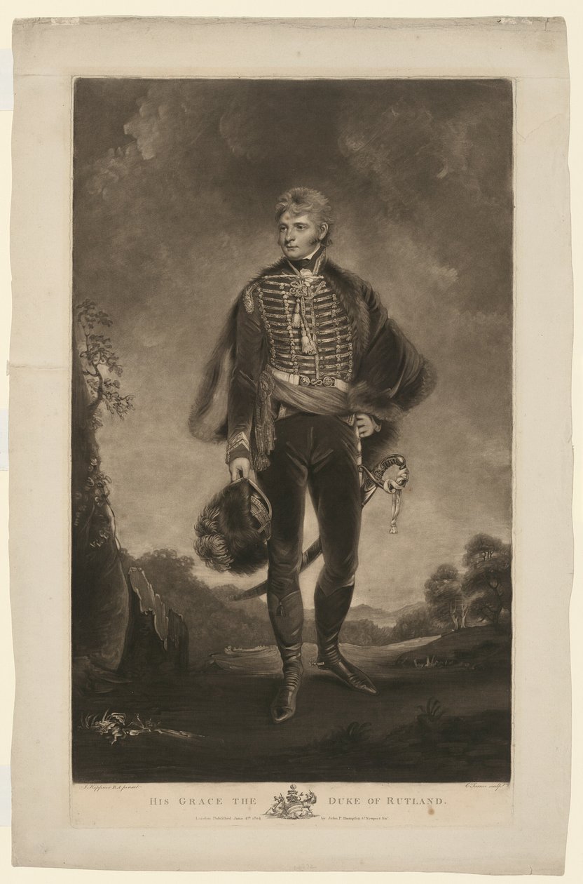 Hans nåd hertigen av Rutland av Charles Turner