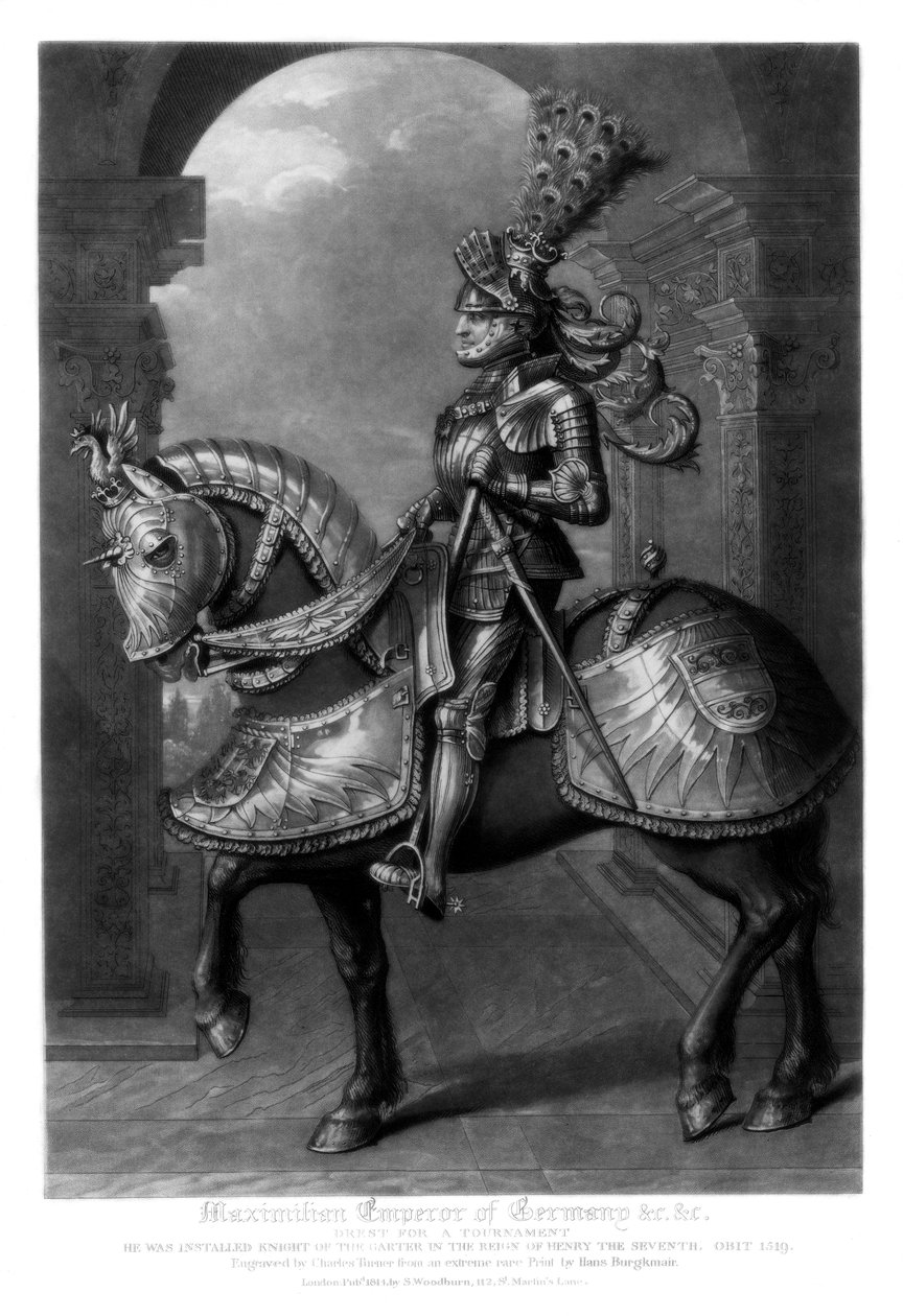 Maximilian I, helige romerske kejsare, 1816. av Charles Turner
