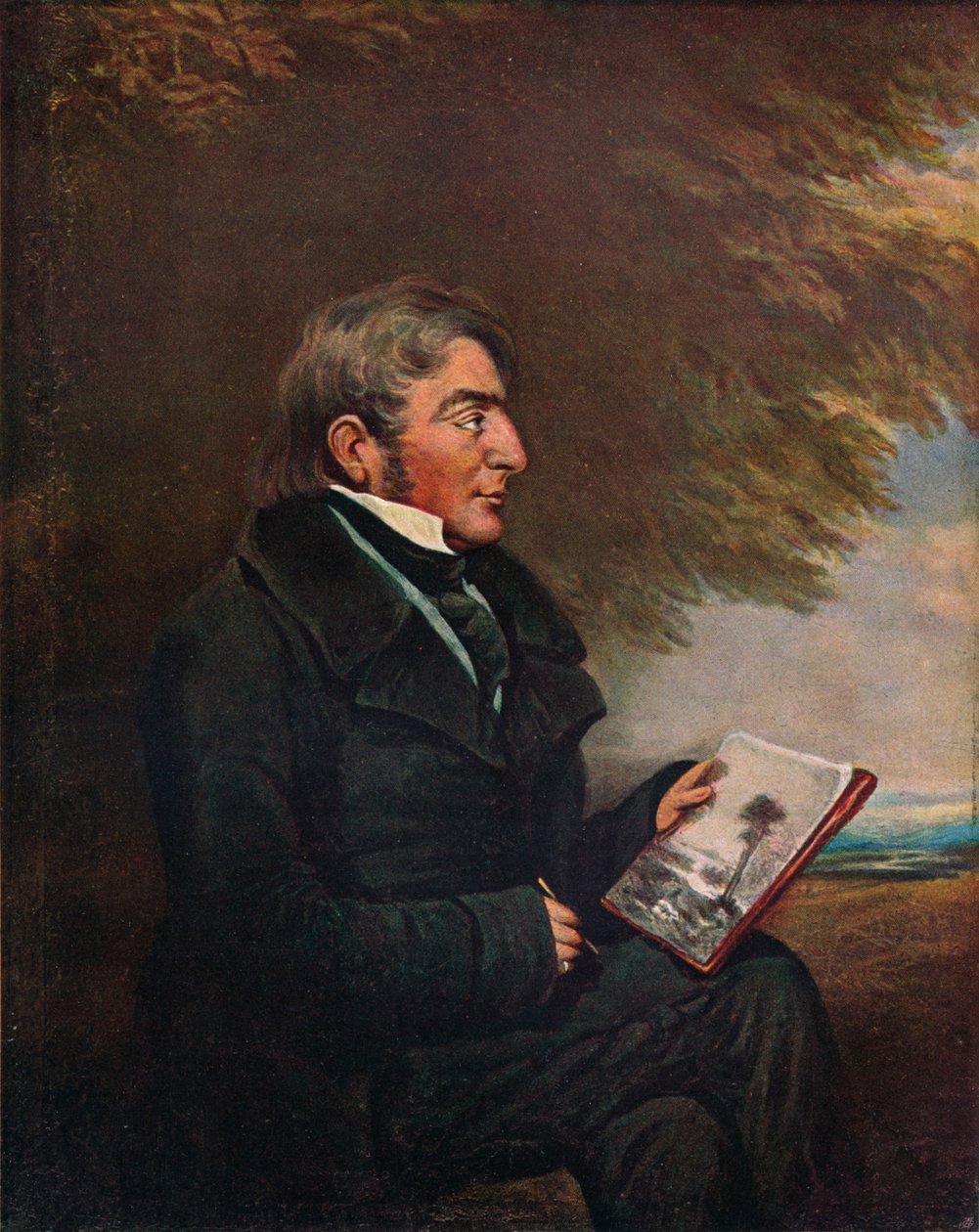 Porträtt av JMW Turner, c1841 1904 av Charles Turner