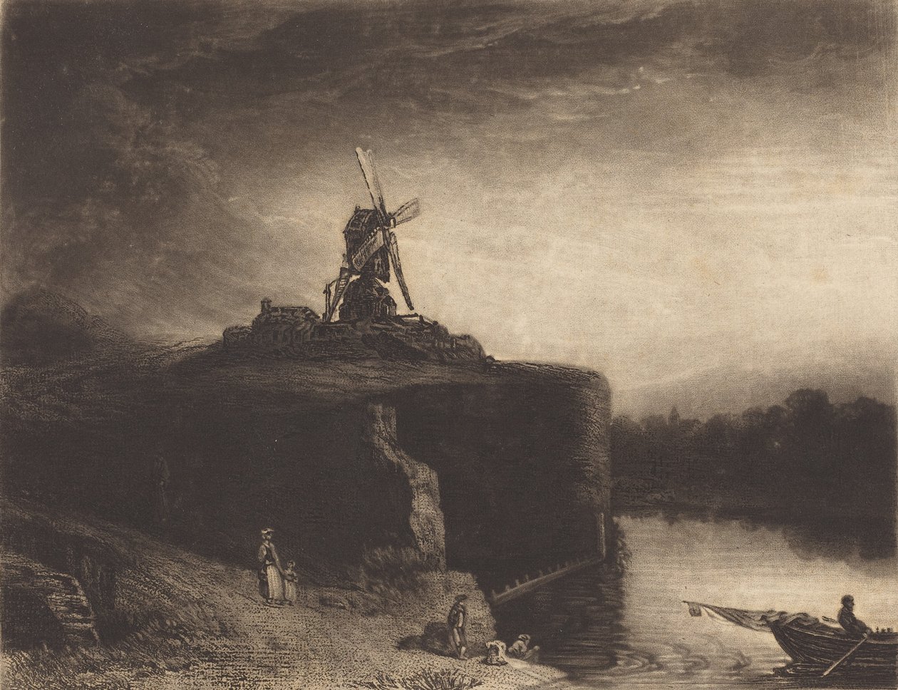 The Mill, publicerad 1823. av Charles Turner