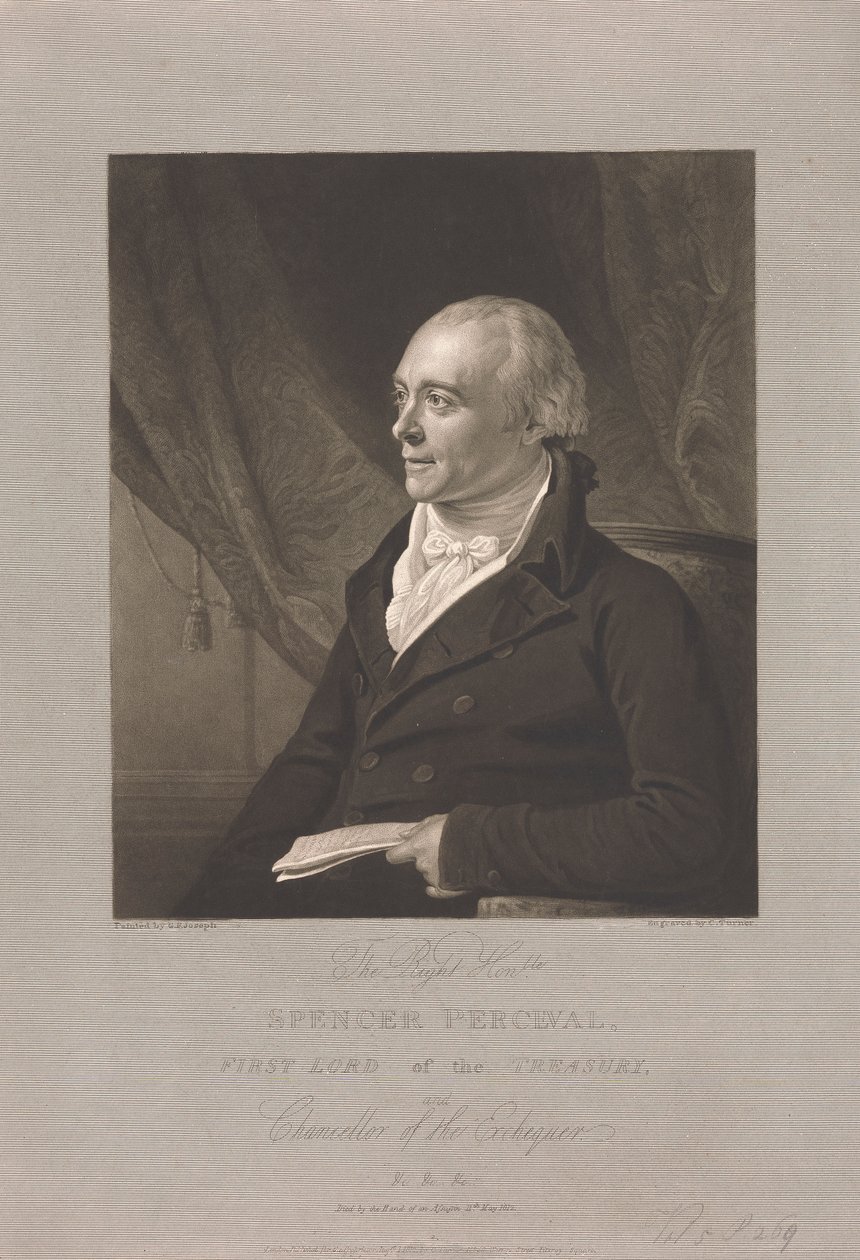 Rätt ärade Spencer Perceval av Charles Turner
