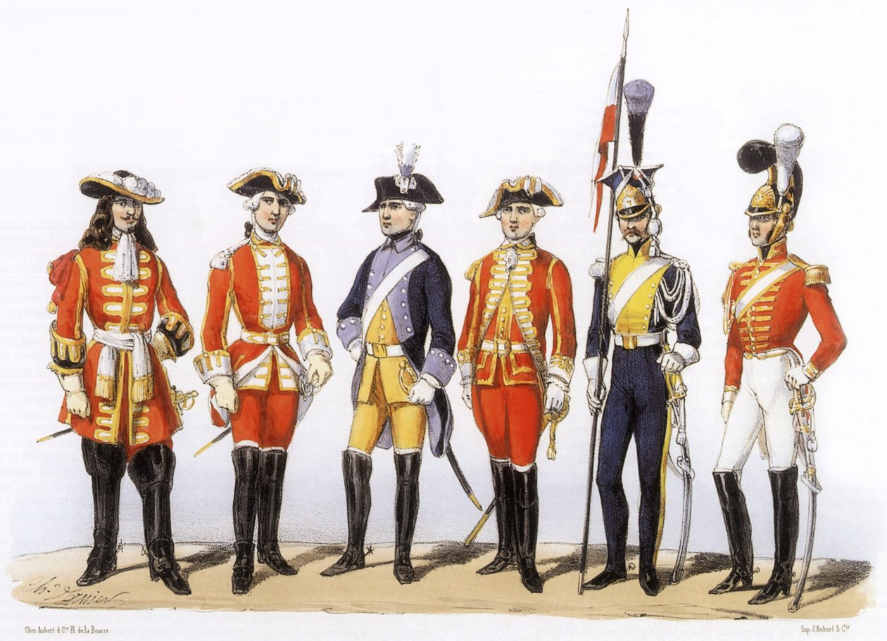 Franska arméuniformer: Light-Horses av Charles Vernier