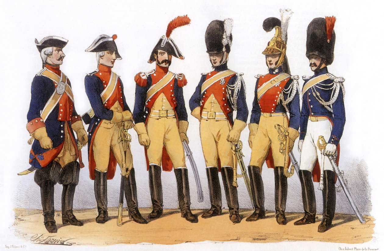 Franska arméns uniformer: Gendarmer av Charles Vernier