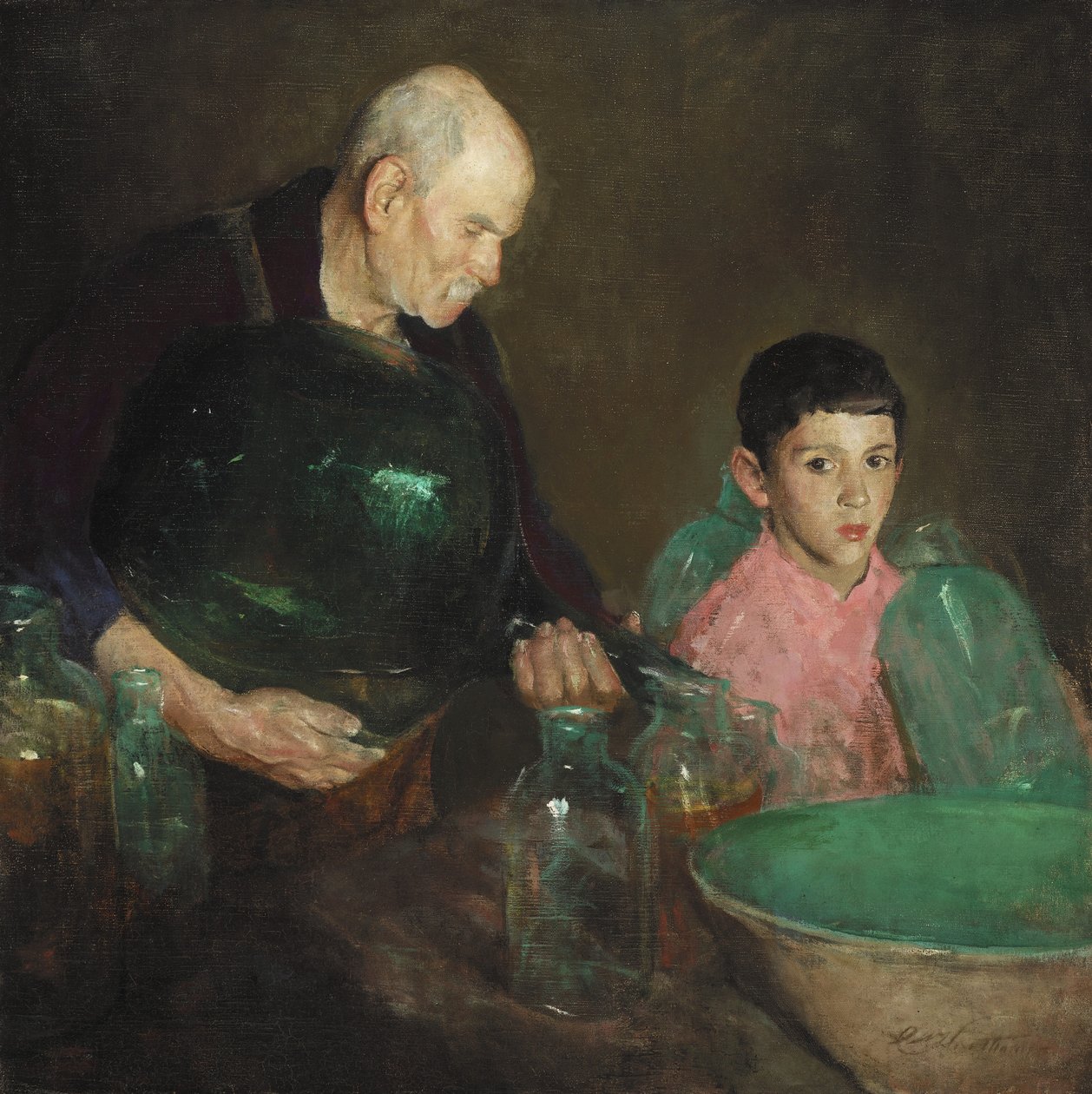 Raffineringsolja, ca 1910 av Charles Webster Hawthorne