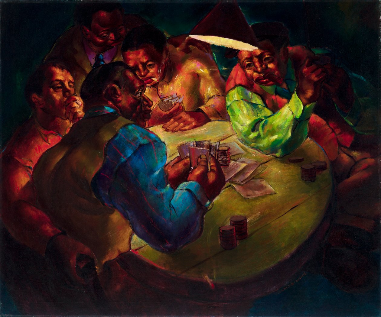 Kortspelare av Charles White