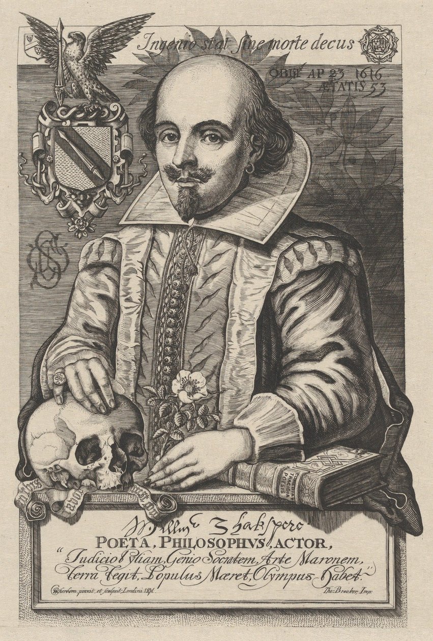 William Shakespeare, 1876. av Charles William Sherborn
