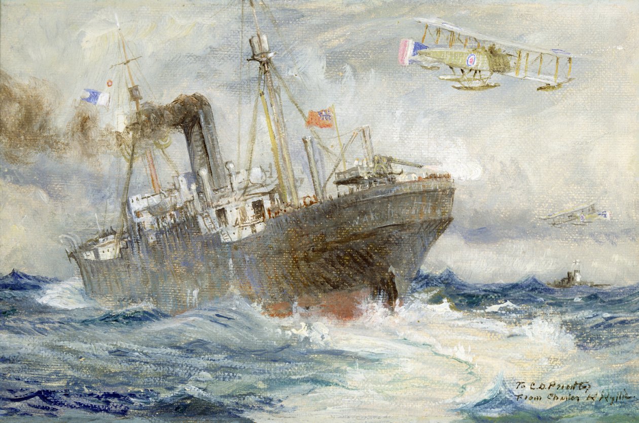 Engagera fienden av Charles William Wyllie