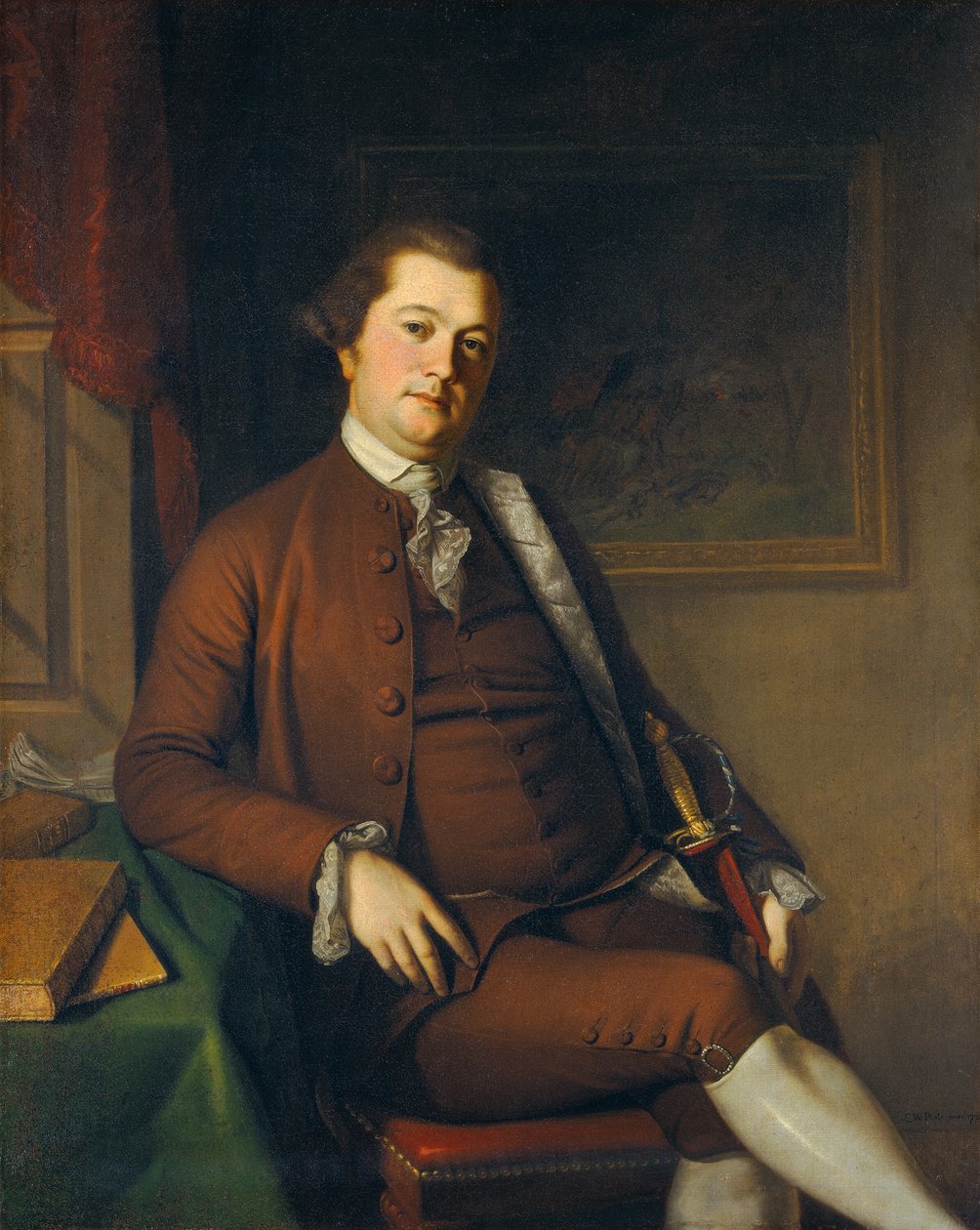 John Philip de Haas, 1772. av Charles Willson Peale