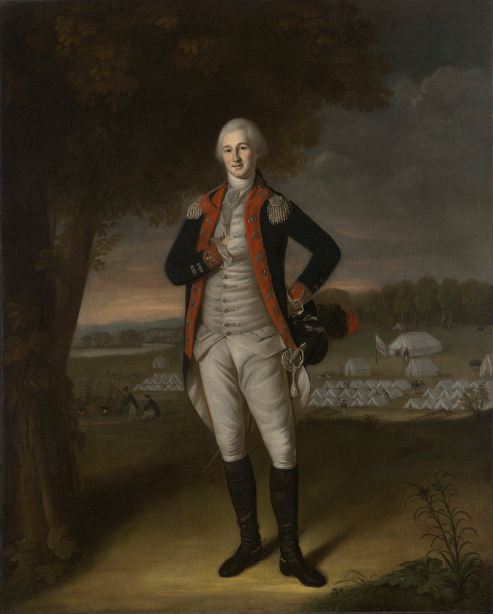 Walter Stewart (1756-1796) av Charles Willson Peale