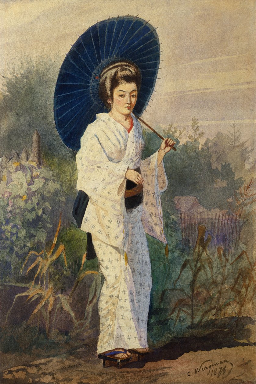 En japansk kvinna av Charles Wirgman