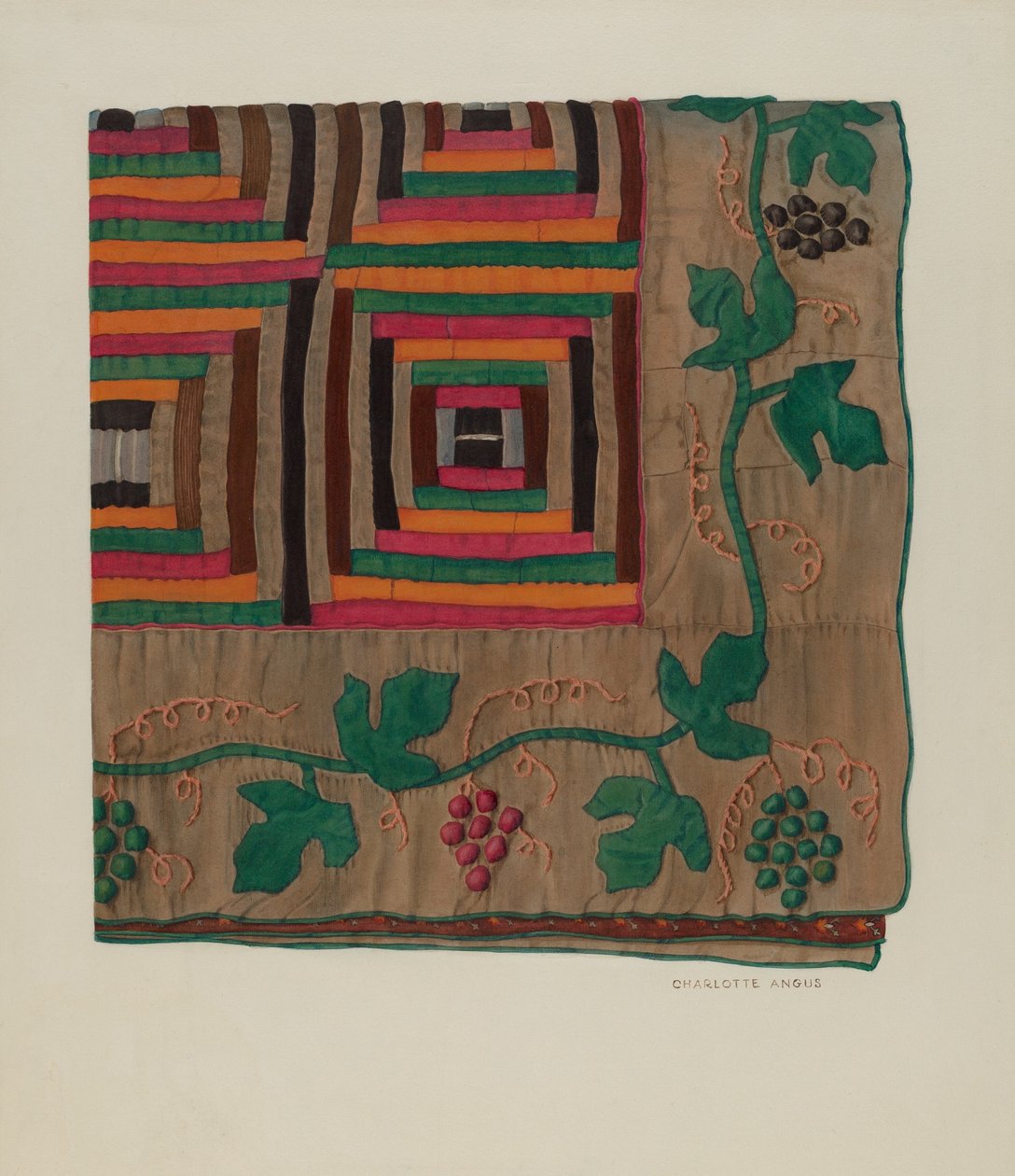 Log Cabin Quilt av Charlotte Angus