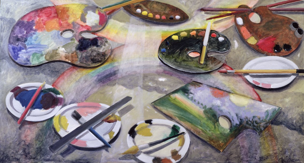 Spectrum of Artists Palettes, 2003 av Charlotte Moore
