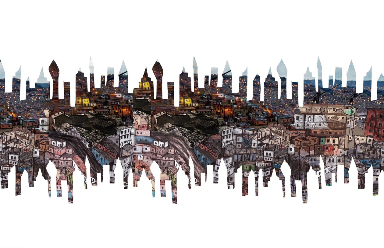 City Phantoms, 2011 (collage) av Charlotte Orr