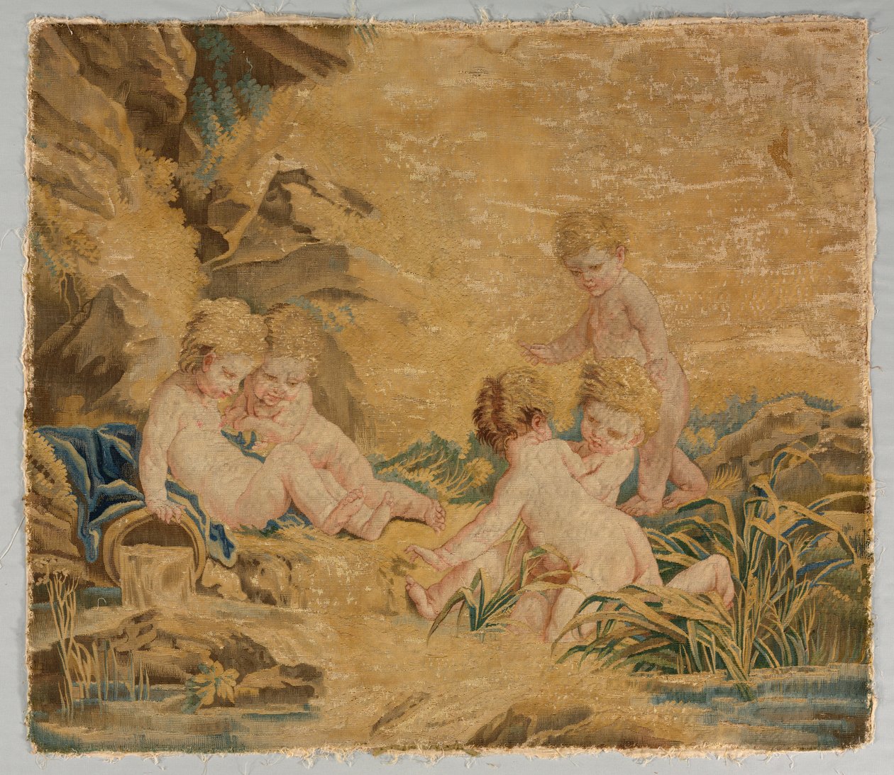 Barn som leker: The Bath, 1700-talet. av Charron