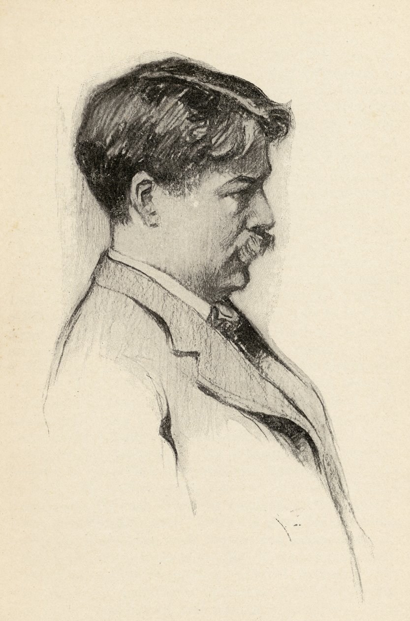 Edward Macdowell (1861-1908) illustration från "The Lure of Music" av Olin Downes, 1922 av Chase Emerson